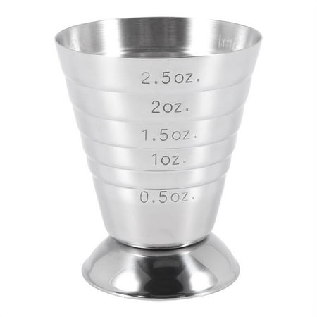 

Measuring Shot Cup Ounce Jigger Bar Cocktail Drink Mixer Liquor Measuring Cup Mojito Measurer Milk Coffee Mug Stainless Steel