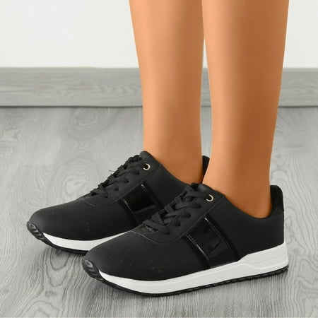 Cathalem Women Sports Shoes Autumn And Winter Fashion Comfortable Round Toe Flat Solid Color Sneaker Heels for Women Size 11 Black 8.5
Cathalem Women Sports Shoes Autumn And Winter Fashion Comfortable Round Toe Flat Solid Color Sneaker Heels for Women Size 11 Black 8.5