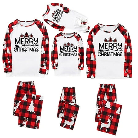 Hanas Parent-child outfit Christmas Fashion Printed Letter Top+Pants Xmas Family Clothes Pajamas Warm Family Multi-color L
Hanas Parent-child outfit Christmas Fashion Printed Letter Top+Pants Xmas Family Clothes Pajamas Warm Family Multi-color L
