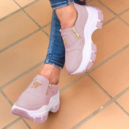 WANYNG Women s Wedges Increased Shoes Zipper Platforms Casual Walking Fashion Women s casual shoes
WANYNG Women s Wedges Increased Shoes Zipper Platforms Casual Walking Fashion Women s casual shoes