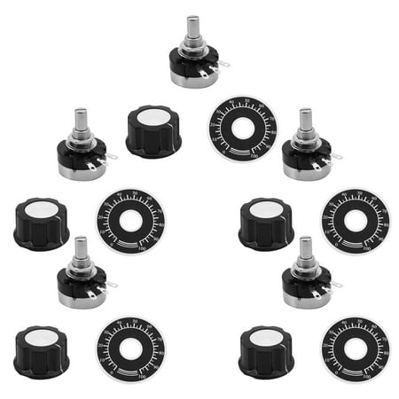 5X Rotary Carbon Potentiometer with Diameter with Knob RV24YN 20S B103 10K Ohm
5X Rotary Carbon Potentiometer with Diameter with Knob RV24YN 20S B103 10K Ohm
