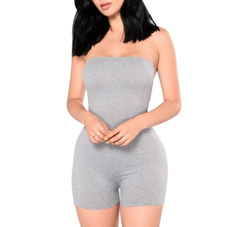 AvoDovA Women Sleeveless Jumpsuits Bodycon Trousers Solid Tight Slim Bodysuits Pants Solid Romper Jumpsuit Grey L
AvoDovA Women Sleeveless Jumpsuits Bodycon Trousers Solid Tight Slim Bodysuits Pants Solid Romper Jumpsuit Grey L