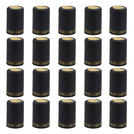 Etereauty 150Pcs PVC Wine Sealed Covers Bottle Heat Shrinkable Bottle Covers (Black)
Etereauty 150Pcs PVC Wine Sealed Covers Bottle Heat Shrinkable Bottle Covers (Black)