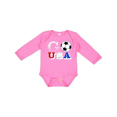 Inktastic Go USA- Soccer Football Gift Baby Boy or Baby Girl Long Sleeve Bodysuit
Inktastic Go USA- Soccer Football Gift Baby Boy or Baby Girl Long Sleeve Bodysuit