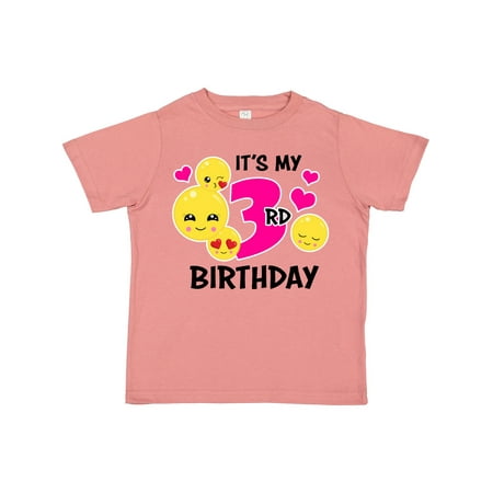 Inktastic Its My 3rd Birthday with Smiling Emoticons Gift Toddler Toddler Girl T-Shirt
Inktastic Its My 3rd Birthday with Smiling Emoticons Gift Toddler Toddler Girl T-Shirt