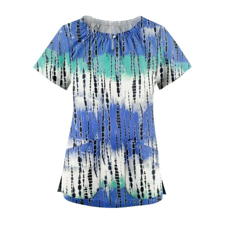 EKOUSN Digital Print Stretch Scrubs Top - Pandamed Notch Neck Women Stretch Top Positioning Printing Top
EKOUSN Digital Print Stretch Scrubs Top - Pandamed Notch Neck Women Stretch Top Positioning Printing Top