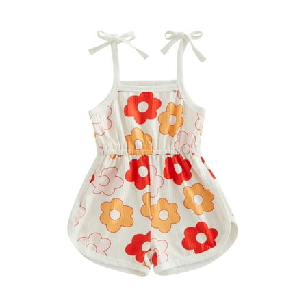1-5T Toddler Baby Girl Summer Clothes Floral Romper Tie-Up Strap Halter Jumpsuit Infant Sleeveless Sling Playsuit
1-5T Toddler Baby Girl Summer Clothes Floral Romper Tie-Up Strap Halter Jumpsuit Infant Sleeveless Sling Playsuit