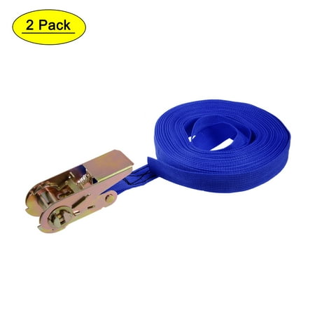 Uxcell 10Mx25mm 250Kg Work Load Ratchet Tie Down Strap Blue 2 Pack
Uxcell 10Mx25mm 250Kg Work Load Ratchet Tie Down Strap Blue 2 Pack