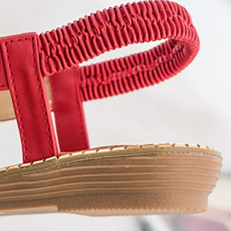 Aayomet Summer Slippers for Women Women s Spring And Summer Beads Fashion Bohemian Style Flat Sandals RD2 6.5
Aayomet Summer Slippers for Women Women s Spring And Summer Beads Fashion Bohemian Style Flat Sandals RD2 6.5