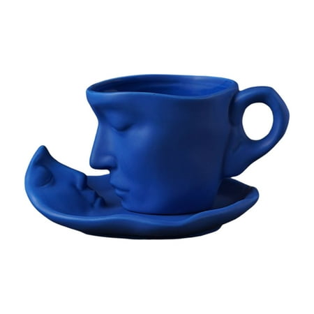 Kiss Coffee Cup With Saucer and Spoon Romantic Design Durable Coffee Cup for Cereal Water Juice and Orange Blue
Kiss Coffee Cup With Saucer and Spoon Romantic Design Durable Coffee Cup for Cereal Water Juice and Orange Blue