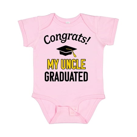 Inktastic Congrats! My Uncle Graduated with Cap Gift Baby Boy or Baby Girl Bodysuit
Inktastic Congrats! My Uncle Graduated with Cap Gift Baby Boy or Baby Girl Bodysuit