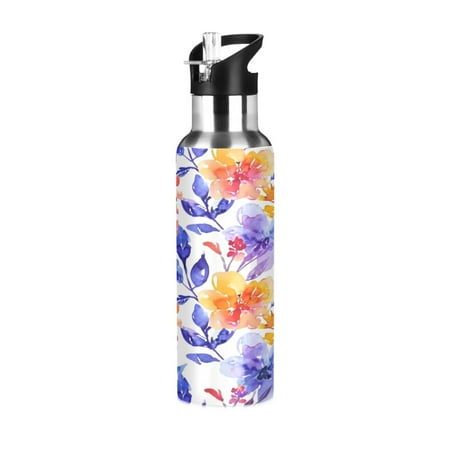 Water Bottles 34oz Straw Lid Wide Mouth Stainless Steel for School Sport Travel Watercolor Leaves
Water Bottles 34oz Straw Lid Wide Mouth Stainless Steel for School Sport Travel Watercolor Leaves