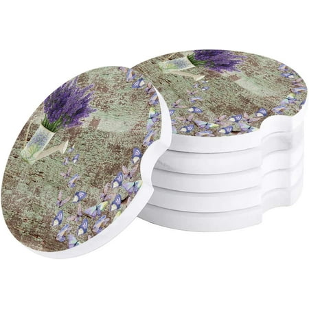 ZHANZZK Watering Can Lavender Butterfly Vintage Set of 4 Car Coaster for Drinks Absorbent Ceramic Stone Coasters Cup Mat with Cork Base for Home Kitchen Room Coffee Table Bar Decor
ZHANZZK Watering Can Lavender Butterfly Vintage Set of 4 Car Coaster for Drinks Absorbent Ceramic Stone Coasters Cup Mat with Cork Base for Home Kitchen Room Coffee Table Bar Decor