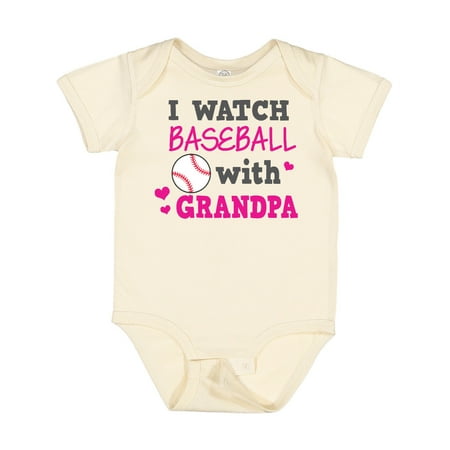 Inktastic I Watch Baseball with My Grandpa Gift Baby Boy or Baby Girl Bodysuit 
Inktastic I Watch Baseball with My Grandpa Gift Baby Boy or Baby Girl Bodysuit