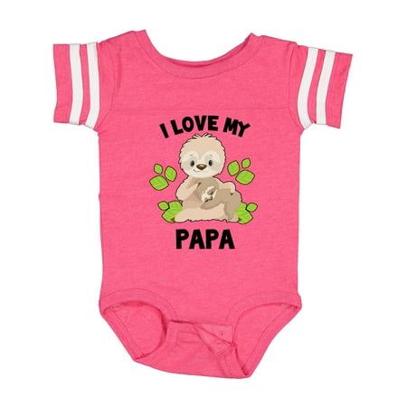 Inktastic Cute Sloth I Love My Papa with Green Leaves Gift Baby Boy or Baby Girl Bodysuit
Inktastic Cute Sloth I Love My Papa with Green Leaves Gift Baby Boy or Baby Girl Bodysuit