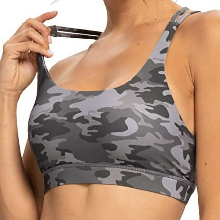 Women S Tops Strappy Crisscross Adjustable Wirefree Padded Yoga Tank Sports Bra Gray M
Women S Tops Strappy Crisscross Adjustable Wirefree Padded Yoga Tank Sports Bra Gray M