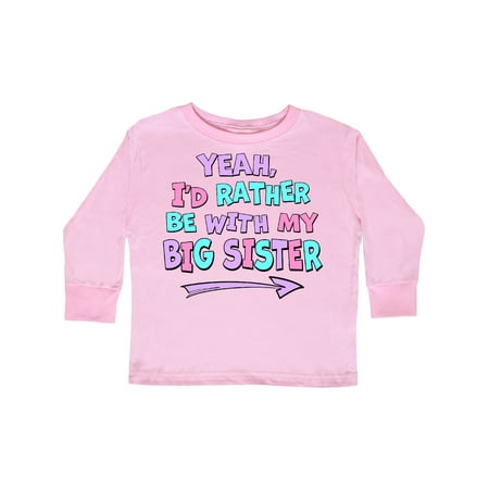 Inktastic Yeah I d Rather be with My Big Sister Pink Blue Purple Gift Toddler Boy or Toddler Girl Long Sleeve T-Shirt
Inktastic Yeah I d Rather be with My Big Sister Pink Blue Purple Gift Toddler Boy or Toddler Girl Long Sleeve T-Shirt