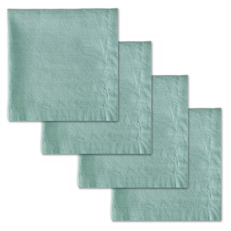 Design Imports India Linen Napkins Jadeite - Set of 4