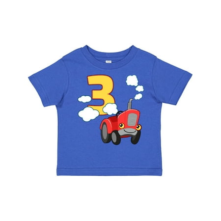 Inktastic Fun Tractor 3rd Birthday Gift Toddler Boy or Toddler Girl T-Shirt
