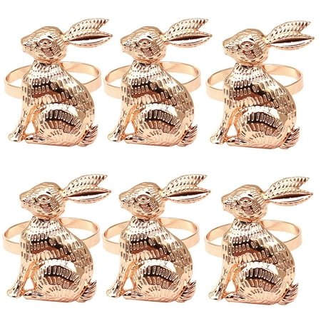 6PCS Bunny Napkin Rings Easter Napkin Rings Holders Napkin Buckle Metal Serviette Ring Holders for Christmas Holiday Table Party Decoration
6PCS Bunny Napkin Rings Easter Napkin Rings Holders Napkin Buckle Metal Serviette Ring Holders for Christmas Holiday Table Party Decoration