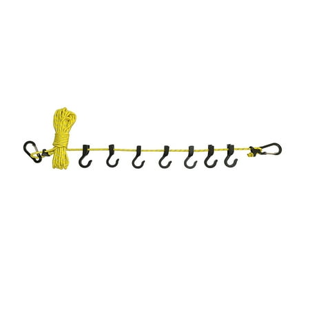 Honrane Laundry Drying Rope Adjustable Stretchy Windproof with 7 Clips Portable Outdoor Camping Clothesline for Home
Honrane Laundry Drying Rope Adjustable Stretchy Windproof with 7 Clips Portable Outdoor Camping Clothesline for Home