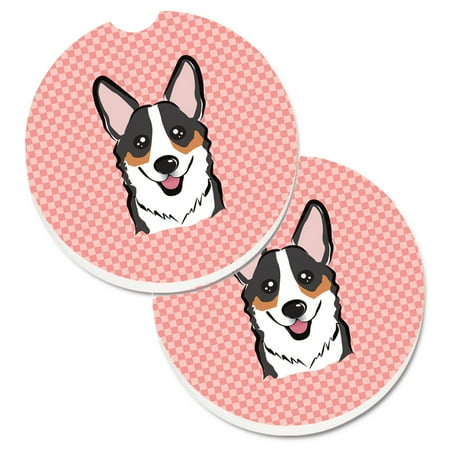 Carolines Treasures BB1255CARC Checkerboard Pink Corgi Set of 2 Cup Holder Car Coasters Large multicolor
Carolines Treasures BB1255CARC Checkerboard Pink Corgi Set of 2 Cup Holder Car Coasters Large multicolor