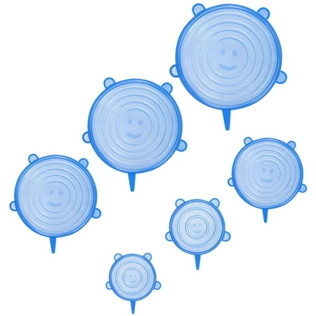 Silicone Stretch Lids 6 PCS Various Sizes Bowls Covers Reusable Rubber for Food Stretchy Wrap Lid Fit Universal Container Bowl Cup Pot
Silicone Stretch Lids 6 PCS Various Sizes Bowls Covers Reusable Rubber for Food Stretchy Wrap Lid Fit Universal Container Bowl Cup Pot