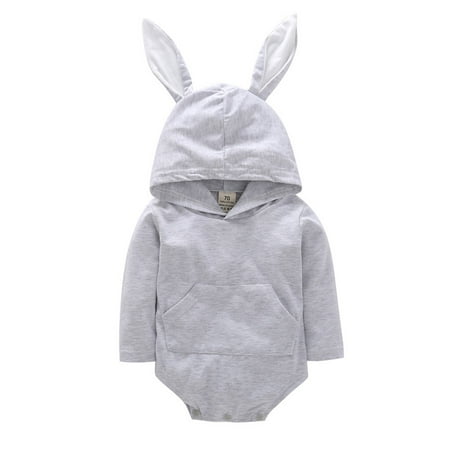 QWERTYU Newborn Infant Baby Toddler Pocket Long Sleeve Hooded Bodysuit for Girl Summer Cotton 0-24M
QWERTYU Newborn Infant Baby Toddler Pocket Long Sleeve Hooded Bodysuit for Girl Summer Cotton 0-24M