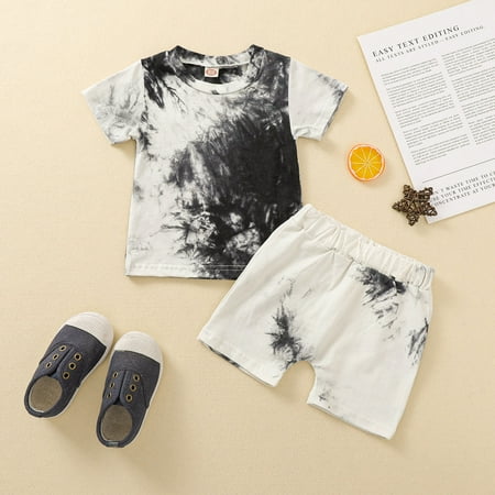 BadyminCSL Toddler Kids Baby Boys Girls Summer Tie-dye Short-sleeved Shorts Clothes Set
BadyminCSL Toddler Kids Baby Boys Girls Summer Tie-dye Short-sleeved Shorts Clothes Set