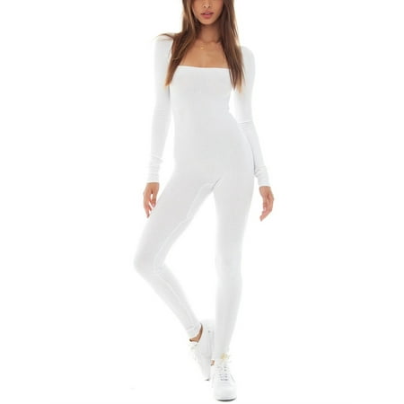 Sunisery Women Yoga Jumpsuits Workout One Piece Bodycon Romper Ribbed Knit Long Sleeve Bodysuit Slim Sport Playsuit
Sunisery Women Yoga Jumpsuits Workout One Piece Bodycon Romper Ribbed Knit Long Sleeve Bodysuit Slim Sport Playsuit