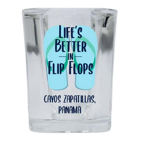 Cayos Zapatillas Panama Souvenir 2 Ounce Square Shot Glass Flip Flop Design 4-Pack
Cayos Zapatillas Panama Souvenir 2 Ounce Square Shot Glass Flip Flop Design 4-Pack