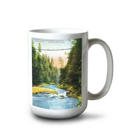 15 fl oz Ceramic Mug Vancouver Canada View of Capilano Suspension Bridge # 2 Dishwasher & Microwave Safe
15 fl oz Ceramic Mug Vancouver Canada View of Capilano Suspension Bridge # 2 Dishwasher & Microwave Safe
