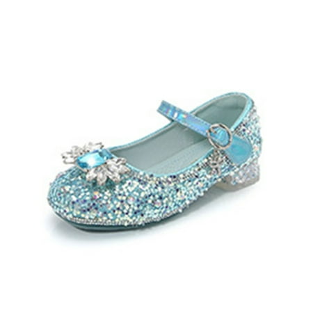 Wazshop Girl s Princess Shoe Comfort Mary Jane Sequins Heeled Sandals Non-slip Magic Tape Pumps Girls Dress Shoes Bow Elegant Blue 6C
Wazshop Girl s Princess Shoe Comfort Mary Jane Sequins Heeled Sandals Non-slip Magic Tape Pumps Girls Dress Shoes Bow Elegant Blue 6C