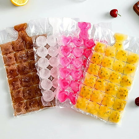 MIXFEER 100Pcs Disposable Ice Cube Bags 2400 Ice Cubes Mold Tray Self-Seal for Cocktail
MIXFEER 100Pcs Disposable Ice Cube Bags 2400 Ice Cubes Mold Tray Self-Seal for Cocktail