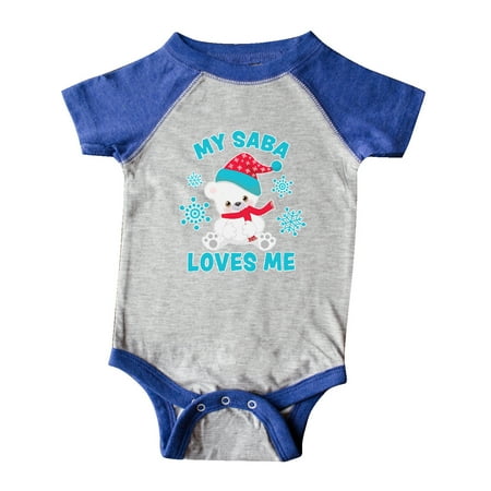 Inktastic Polar Bear My Saba Loves Me in Santa Hat with Snowflakes Gift Baby Boy or Baby Girl Bodysuit
Inktastic Polar Bear My Saba Loves Me in Santa Hat with Snowflakes Gift Baby Boy or Baby Girl Bodysuit