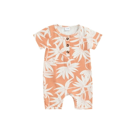 Canrulo Summer Infant Baby Boys Rompers 3 Colors Plant Tree Print Short Sleeve Button Jumpsuit Outfits Red 3-6 Months
Canrulo Summer Infant Baby Boys Rompers 3 Colors Plant Tree Print Short Sleeve Button Jumpsuit Outfits Red 3-6 Months