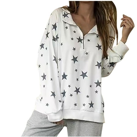 Airpow Long Sleeve Turndown Collar Blouse & Shirt Black Corset Top Woman Fashion Long Sleeve Lapel Zipper Printing Casual Blouse T-Shirt Tops Shirt White XL
Airpow Long Sleeve Turndown Collar Blouse & Shirt Black Corset Top Woman Fashion Long Sleeve Lapel Zipper Printing Casual Blouse T-Shirt Tops Shirt White XL