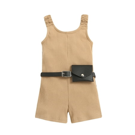 Calsunbaby Toddlers Infants Girls Jumpsuit 2PCS Set Summer Wide Strap Sleeveless Ribbed Short Playsuit One Piece Jumpsuit Waist Bag
Calsunbaby Toddlers Infants Girls Jumpsuit 2PCS Set Summer Wide Strap Sleeveless Ribbed Short Playsuit One Piece Jumpsuit Waist Bag