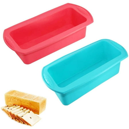 2 Pieces Silicone Loaf Pan Silicone Bread Loaf Cake Mold - Casewin Nonstick Silicone Loaf Baking Pan for Homemade Cake Break Meatloaf Quiche
2 Pieces Silicone Loaf Pan Silicone Bread Loaf Cake Mold - Casewin Nonstick Silicone Loaf Baking Pan for Homemade Cake Break Meatloaf Quiche