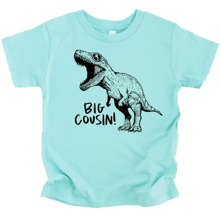 Big Cousin Dinosaur T-Shirts for Girls and Boys Fun Family Outfits Chill Shirt 12 Months