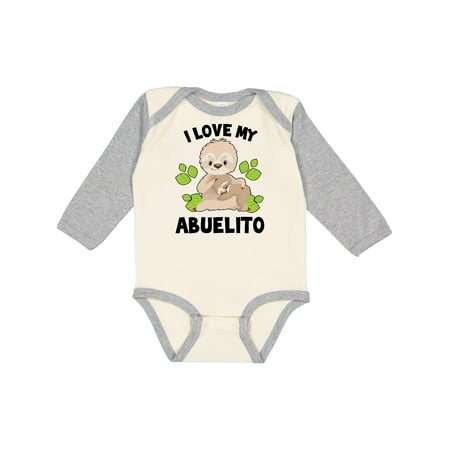 Inktastic Cute Sloth I Love My Abuelito with Green Leaves Gift Baby Boy or Baby Girl Long Sleeve Bodysuit
Inktastic Cute Sloth I Love My Abuelito with Green Leaves Gift Baby Boy or Baby Girl Long Sleeve Bodysuit