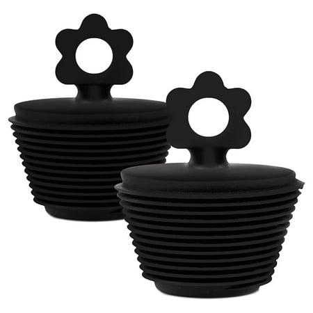 Bath Tub Plug Silicone Sink Stopper Spiral Pattern Flowers Shape for Bathroom