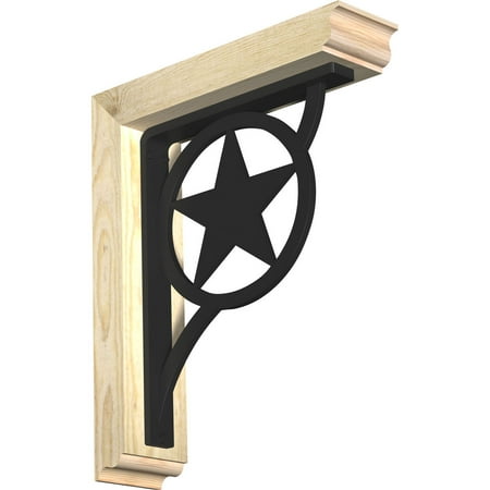 4 W x 16 D x 19 H Austin Traditional Ironcrest Rough Sawn Bracket Douglas Fir (1 1/2 W x 12 D x 15 H Iron Bracket)
4 W x 16 D x 19 H Austin Traditional Ironcrest Rough Sawn Bracket Douglas Fir (1 1/2 W x 12 D x 15 H Iron Bracket)