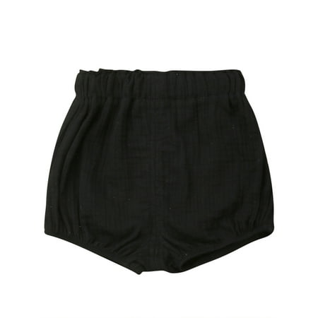 Aunavey Baby Girls Boys Cotton Linen Blend Cute Bloomer Shorts Loose Harem Shorts