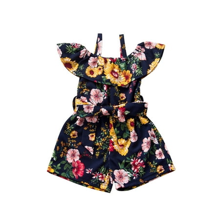 Mioliknya Toddler Baby Girl Floral Off The Shoulder Romper Halter Jumpsuit One Piece Summer Outfit
Mioliknya Toddler Baby Girl Floral Off The Shoulder Romper Halter Jumpsuit One Piece Summer Outfit