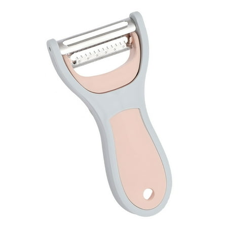 Farfi Manual Peeler with Hanging Hole 2 in 1 Jagged Blade Corrosion Resistant Rotatable Anti-slip Vegetable Peeler for Kitchen (Blue & Pink)
Farfi Manual Peeler with Hanging Hole 2 in 1 Jagged Blade Corrosion Resistant Rotatable Anti-slip Vegetable Peeler for Kitchen (Blue & Pink)