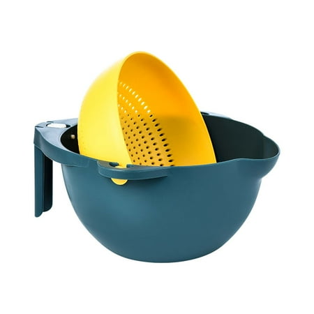 CHGBMOK Kitchen Gadgets Double Layer Can Hang Fruit Basket Basket Plastic Vegetable Washing Basket
CHGBMOK Kitchen Gadgets Double Layer Can Hang Fruit Basket Basket Plastic Vegetable Washing Basket