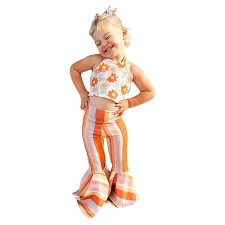 ZIZOCWA Girl S Two Piece Outfits Toddler Suit Summer Sleeveless Flower Print Halter Hanging Neck Tops Flared Pants Headbands 3Pcs Sets Outfits Girl Outfits Sweatshirt And Sweatpants for Girls Spearm
ZIZOCWA Girl S Two Piece Outfits Toddler Suit Summer Sleeveless Flower Print Halter Hanging Neck Tops Flared Pants Headbands 3Pcs Sets Outfits Girl Outfits Sweatshirt And Sweatpants for Girls Spearm