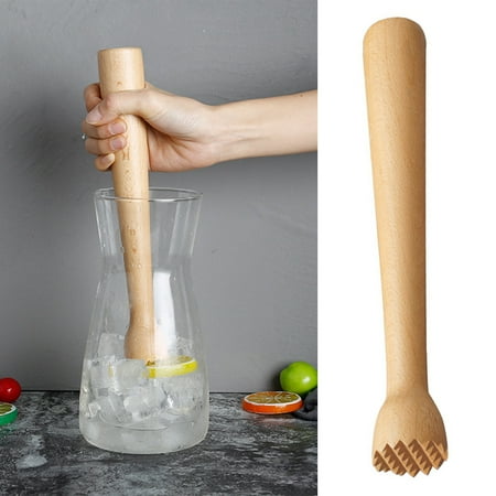 SPRING PARK Wood Honey Stir Bar Long Stick Dipper Stirring Rod Home Kitchen Tool
