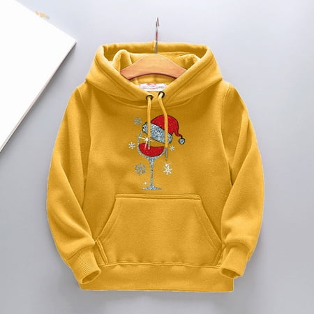 CHAOLEI Toddler Kids Girls Boys Casual Round neck Sweatshirt Christmas GlassLong Sleeve Shirts Loose Soft Pullover Shirts -Yellow 3-4 Years
CHAOLEI Toddler Kids Girls Boys Casual Round neck Sweatshirt Christmas GlassLong Sleeve Shirts Loose Soft Pullover Shirts -Yellow 3-4 Years